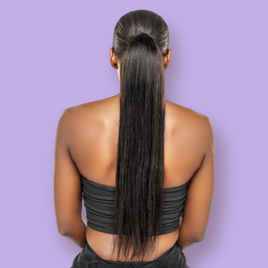 Silk Press Ponytail